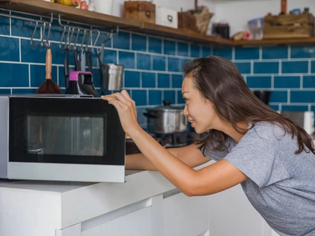 How can I easily clean my microwave without all the scrubbing and mess